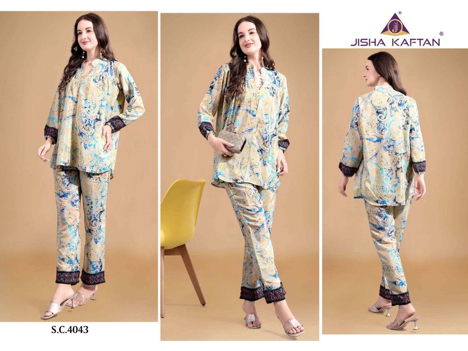 Silk Co Ord Set Vol 10 By Jelite Printed Ladies Top With Bottom Wholesale In India